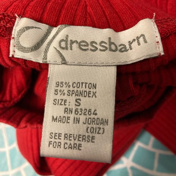 💛TODAY***$12***Dress Barn red mock turtleneck sweater. - Picture 2 of 3